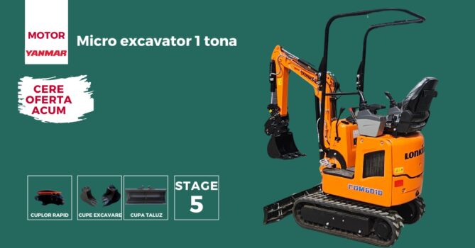 Micro excavator Lonking CDM6010 stage 5