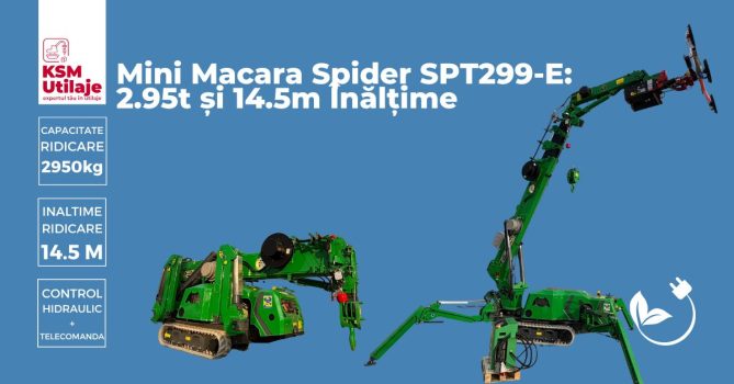Mini macara spider, Macara paianjen, SPT299-E, KSM Utilaje